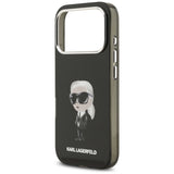 Karl Lagerfeld IML Aquarelle Karl & Logo MagSafe Case til iPhone 17 Pro - sort