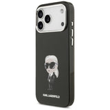 Karl Lagerfeld IML Aquarelle Karl & Logo MagSafe Case til iPhone 17 Pro Max - sort