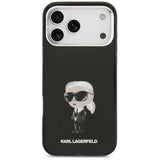 Karl Lagerfeld IML Aquarelle Karl & Logo MagSafe Case til iPhone 17 Pro Max - sort