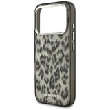 Karl Lagerfeld IML Leopard Pattern MagSafe Case til iPhone 17 Pro - Brunt