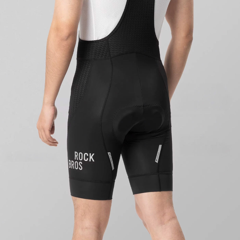 Rockbros YDDK009 Mænds Cykling Bib Shorts med Pad størrelse M - sort