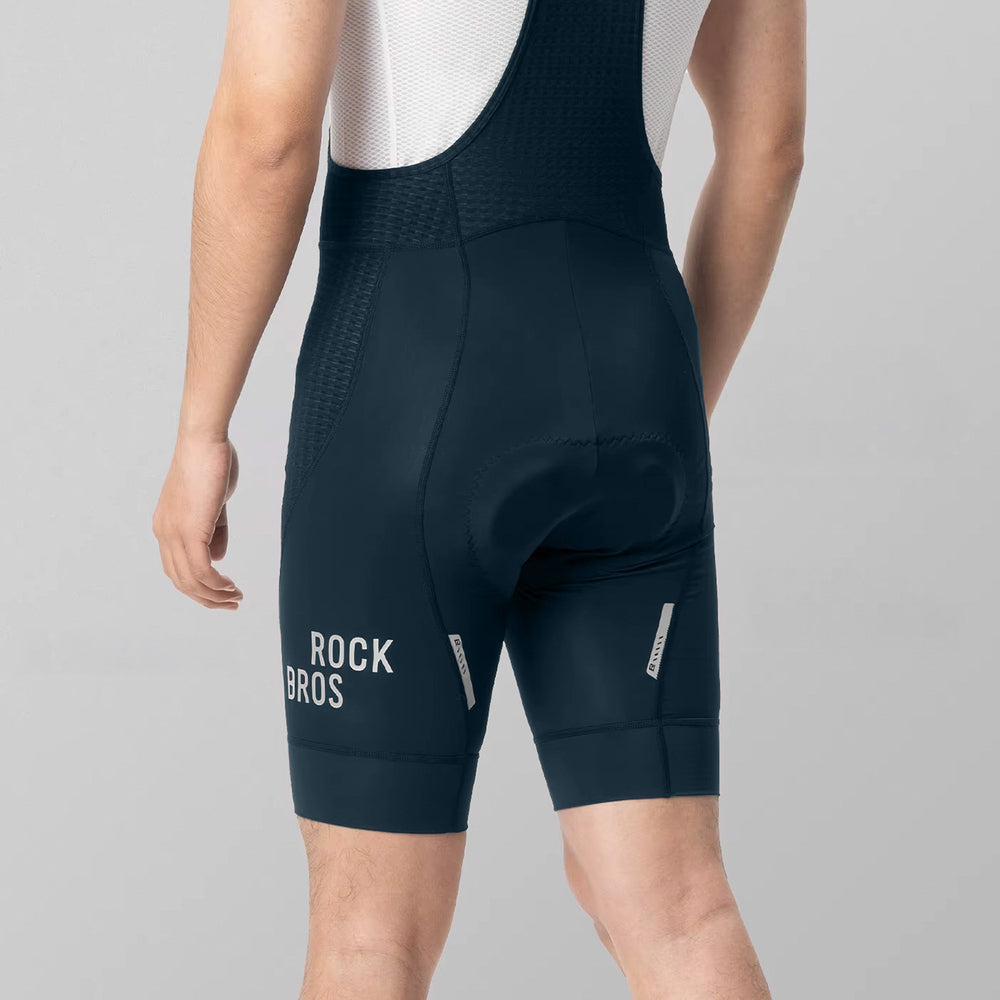 Rockbros YDDK009 Men's Cycling Bib Shorts with Pad Size XL - Dark Blue