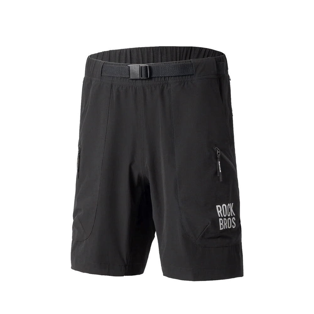 Rockbros YDDK015 shorts med bælte størrelse XL - sort