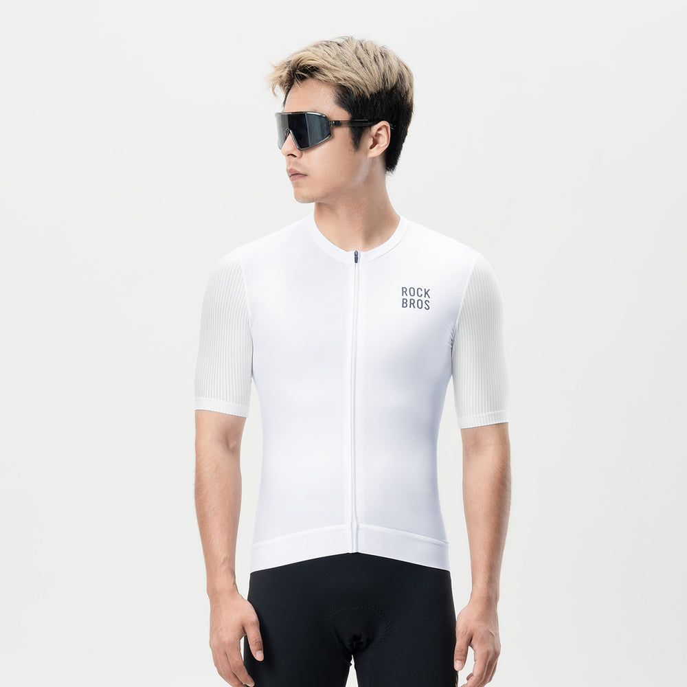 Rockbros 15200025 Short Sleeve Cycling Jersey Size M - White