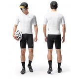 Rockbros YDDX011 Diamond Short Sleeve Cycling Jersey Size XXL - White