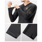 Rockbros YDCX008 Diamond Long Sleeve Cycling Jersey størrelse XS - sort