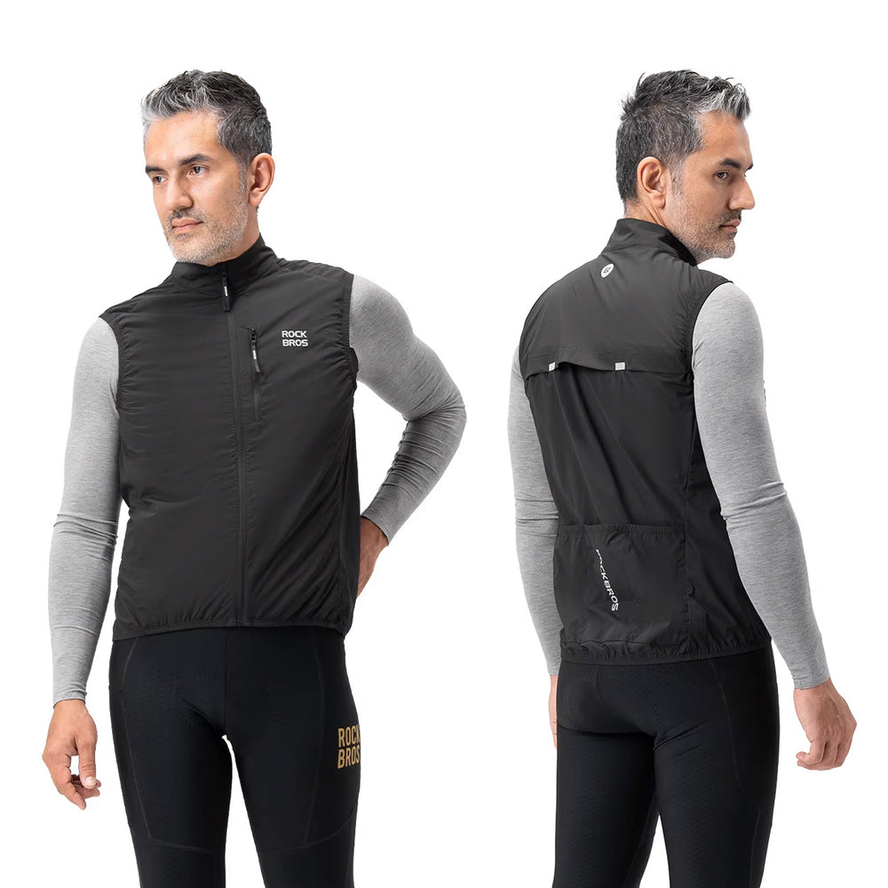 Rockbros MJ012 varmevest størrelse XXXXL - sort