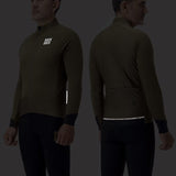 Rockbros YDWT014 Vinter Fleece Dobbeltlag cykeljakke størrelse L - Grøn