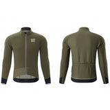 Rockbros YDWT014 Vinter Fleece Dobbeltlag cykeljakke størrelse XL - Grøn