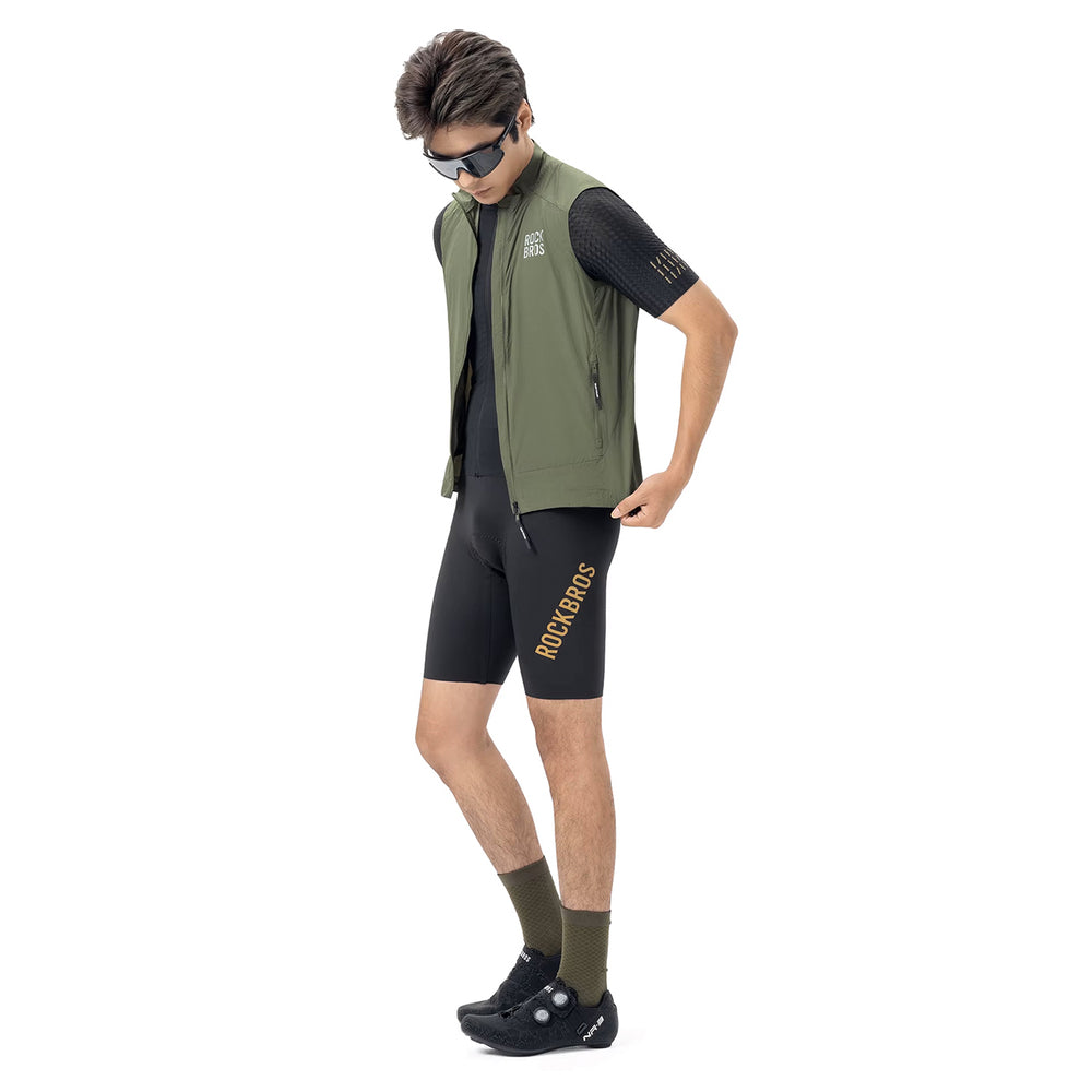 Rockbros YDMJ003 vindtæt vest Forår/Øst størrelse L - Grøn