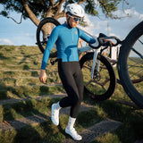 Rockbros YDCK012-1 Lang Fleece Bib Tights med Pad størrelse XL - sort