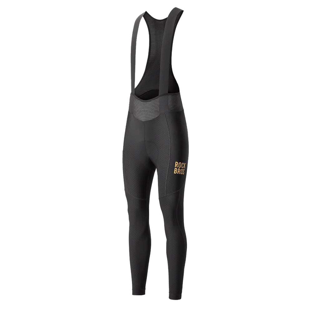 Rockbros YDCK012-1 Lang Fleece Bib Tights med Pad størrelse XXL - sort