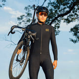 Rockbros YDWT020 Diamond cycling jersey spring/autumn/winter size L - black