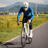 Rockbros YDWT020 Diamond efterår/vinter cykeljakke størrelse XXXL - Blå
