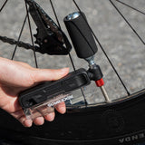 Rockbros Multitool Bike Tool Set with CO2 Pump and Ratchet Wrench - Black