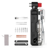 Rockbros Multitool Bike Tool Set with CO2 Pump and Ratchet Wrench - Black