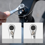 Rockbros Multitool Bike Tool Set with CO2 Pump and Ratchet Wrench - Black