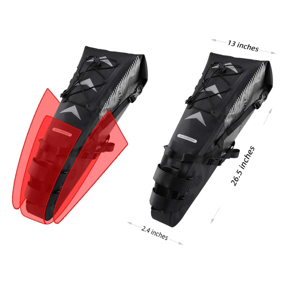 Rockbros AS-013 10L Seat Bag - Black