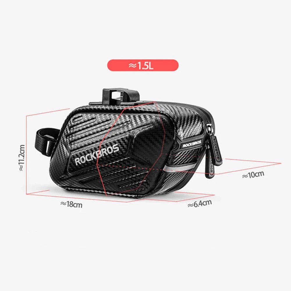 Rockbros B59 Bicycle Saddle Bag 1.5L - Black