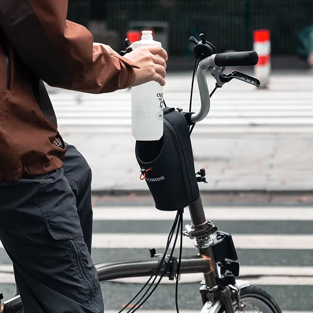 Rockbros P002 Handlebar Bag Compatible with Scooters and Folding City Bikes 1.5L - Black