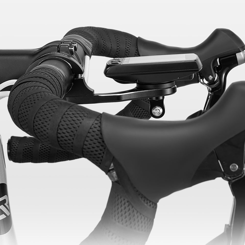 Rockbros FK-301 2-in-1 Handlebar Bike Mount for Computer/Navigator and Camera/Lighting - Black