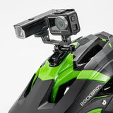Rockbros FK-301 2-in-1 Handlebar Bike Mount for Computer/Navigator and Camera/Lighting - Black