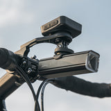 Rockbros FK-301 2-in-1 Handlebar Bike Mount for Computer/Navigator and Camera/Lighting - Black