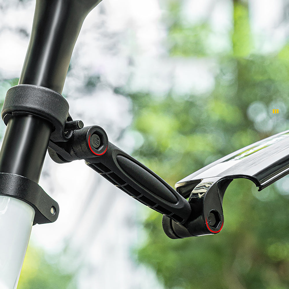 Rockbros FK-810 Folding Telescopic Bicycle Fender Set - Black