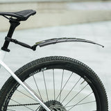 Rockbros FK-810 Folding Telescopic Bicycle Fender Set - Black