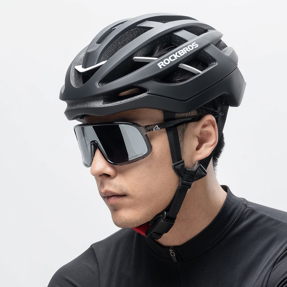 Rockbros HC-58BK-M cykelhjelm 55-58 cm - sort og grå