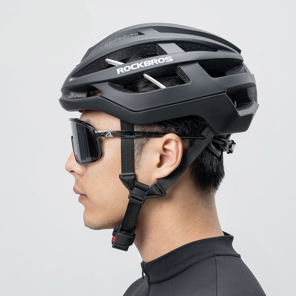 Rockbros HC-58BK-M cykelhjelm 55-58 cm - sort og grå