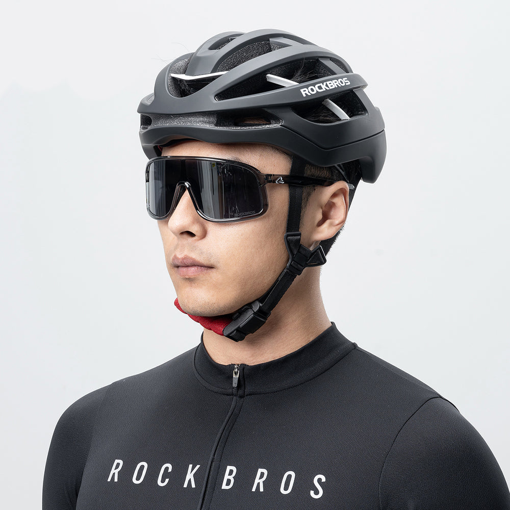 Rockbros HC-58BK-M cykelhjelm 55-58 cm - sort og grå