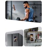 Joyroom JR-ZS520 magnetic phone holder for metal surfaces - titanium