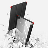 Dux Ducis Toby Armored Flip Case til Samsung Galaxy Tab A11 Plus/A9 Plus - sort