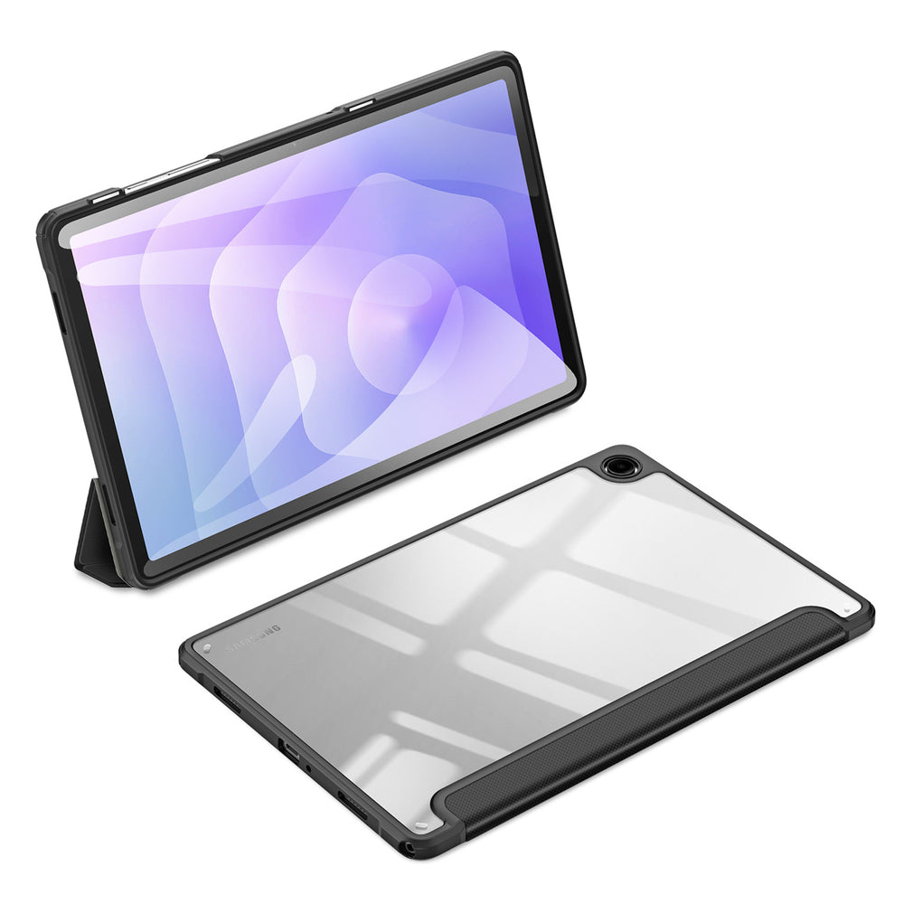 Dux Ducis Toby Armored Flip Case til Samsung Galaxy Tab A11 Plus/A9 Plus - sort