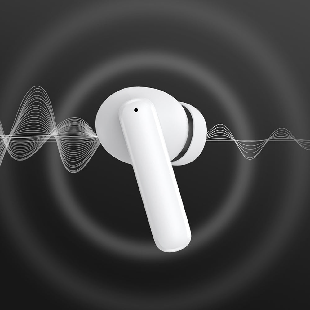 QCY T13 In-Ear Headphones with ANC IPX5 Bluetooth 5.3 - White