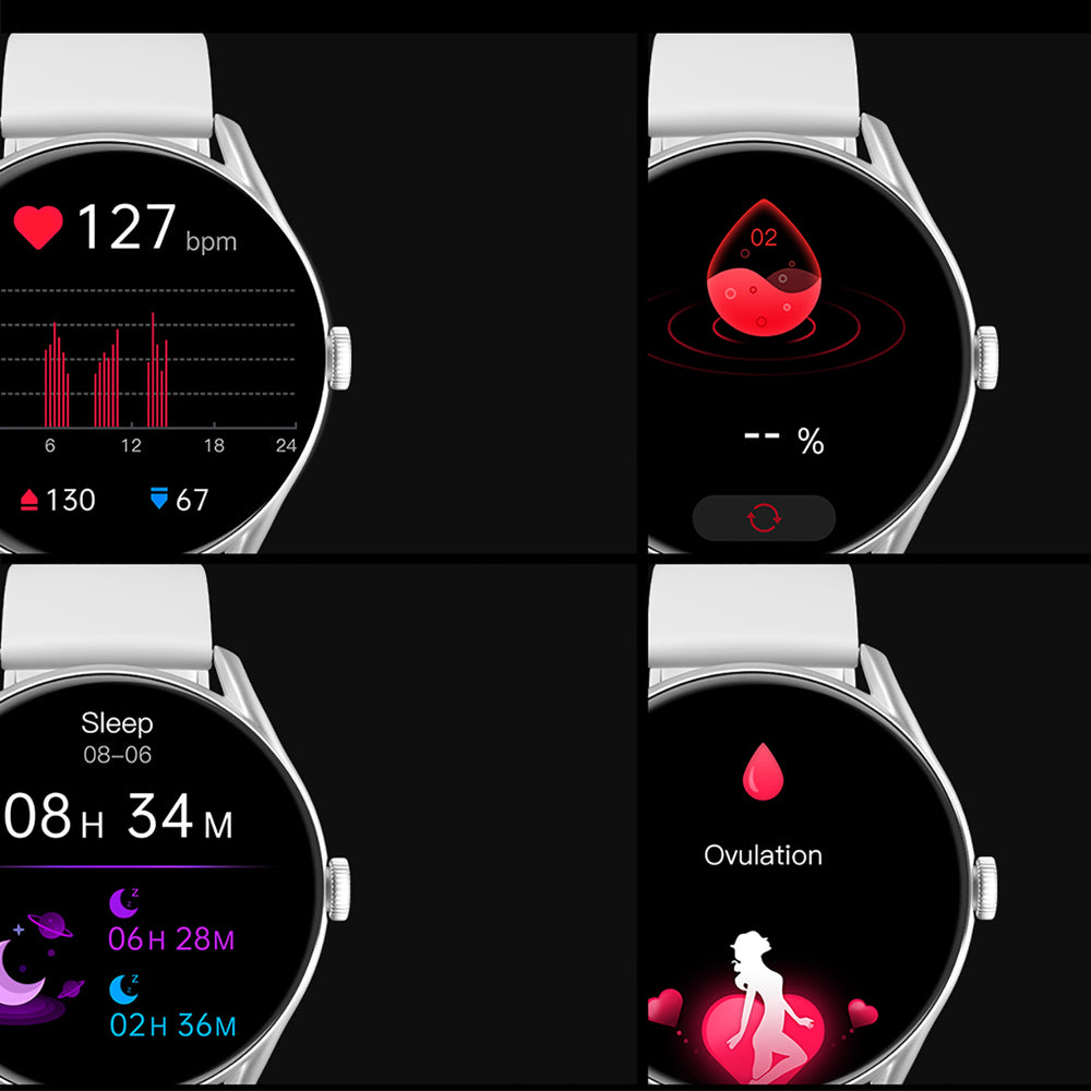 QCY Watch GT AMOLED IPX8 280mAh smartwatch - sort