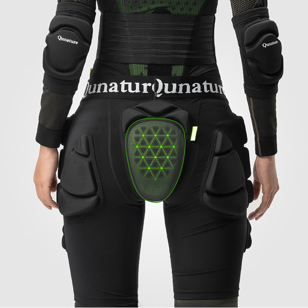 Qunature ski hofte beskyttere - Advanced XL Skier Snowboard skøjter - sort