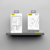 Dudao A27MaxCEU PD QC 35W USB-A USB-C Wall Charger med USB-C-kabel - hvid