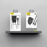 Dudao A27CEU PD 25W GaN SB-C Wall Charger med USB-C-kabel - sort