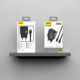 Dudao A27TCEU PD 30W GaN USB-A USB-C Wall Charger med USB-C-kabel - sort