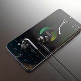 Dudao X3+ Wired USB-C In-Ear Headphones - sort