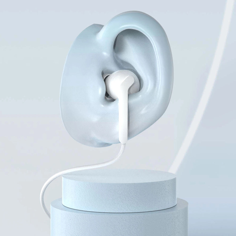 Dudao X3+ Wired USB-C In-Ear Headphones - Hvid