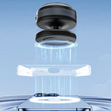 Dudao F24MAX bilholder med 15W trådløs oplader, MagSafe kompatibel, med automatisk sugekop - sort