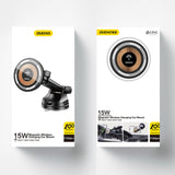 Dudao F12MAX+ bilholder med 15W trådløs oplader, kompatibel med Magsafe - sort