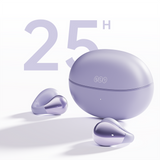 OWS QCY Crossky C30 Earphones with Clip IPX4 Bluetooth 5.4 - Purple