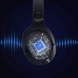 QCY H3 Over-Ear Headphones med ANC og Bluetooth 5.4 - sort