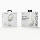 QCY H3 Lite Over-Ear Headphones with ANC and Bluetooth 5.3 - White