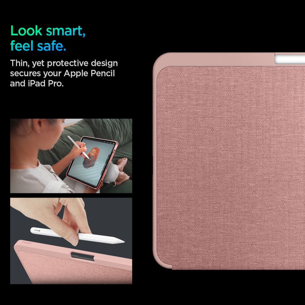 Spigen Urban Fit Case for iPad Pro 11" 5 / 6 / 2024-2025 - Pink