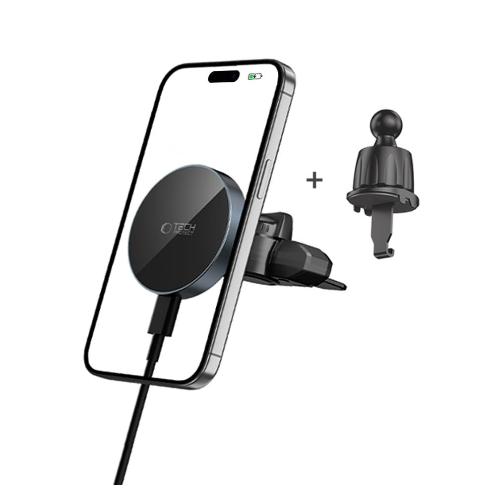 Tech-Protect mm15W-V5 Magnetisk MagSafe Bil Mount til Air Vent/CD Slot - sort